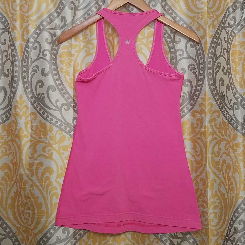 Lululemon Pink Cool Racerback Tank - Picture 2 of 7